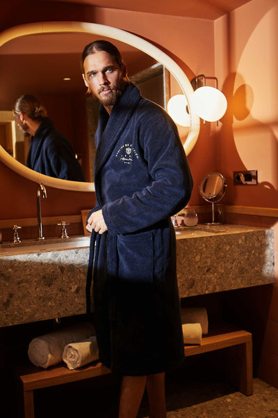 Peignoir marine WALY - IZAC