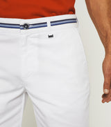 White Bermuda shorts "Sateau