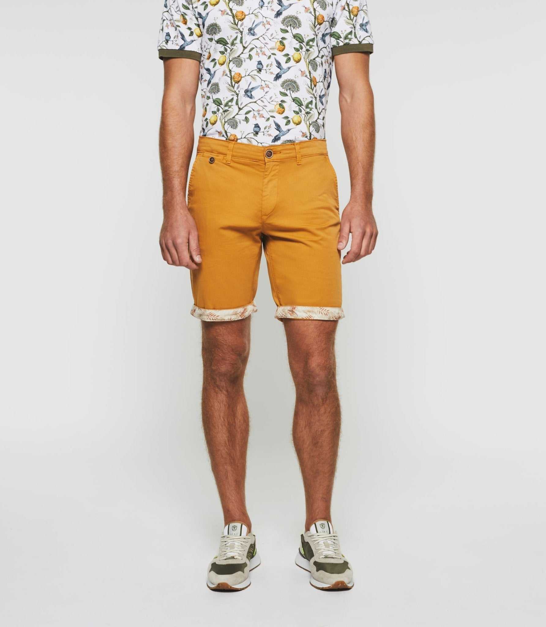 Bermuda fantaisie camel "Slowly" - IZAC