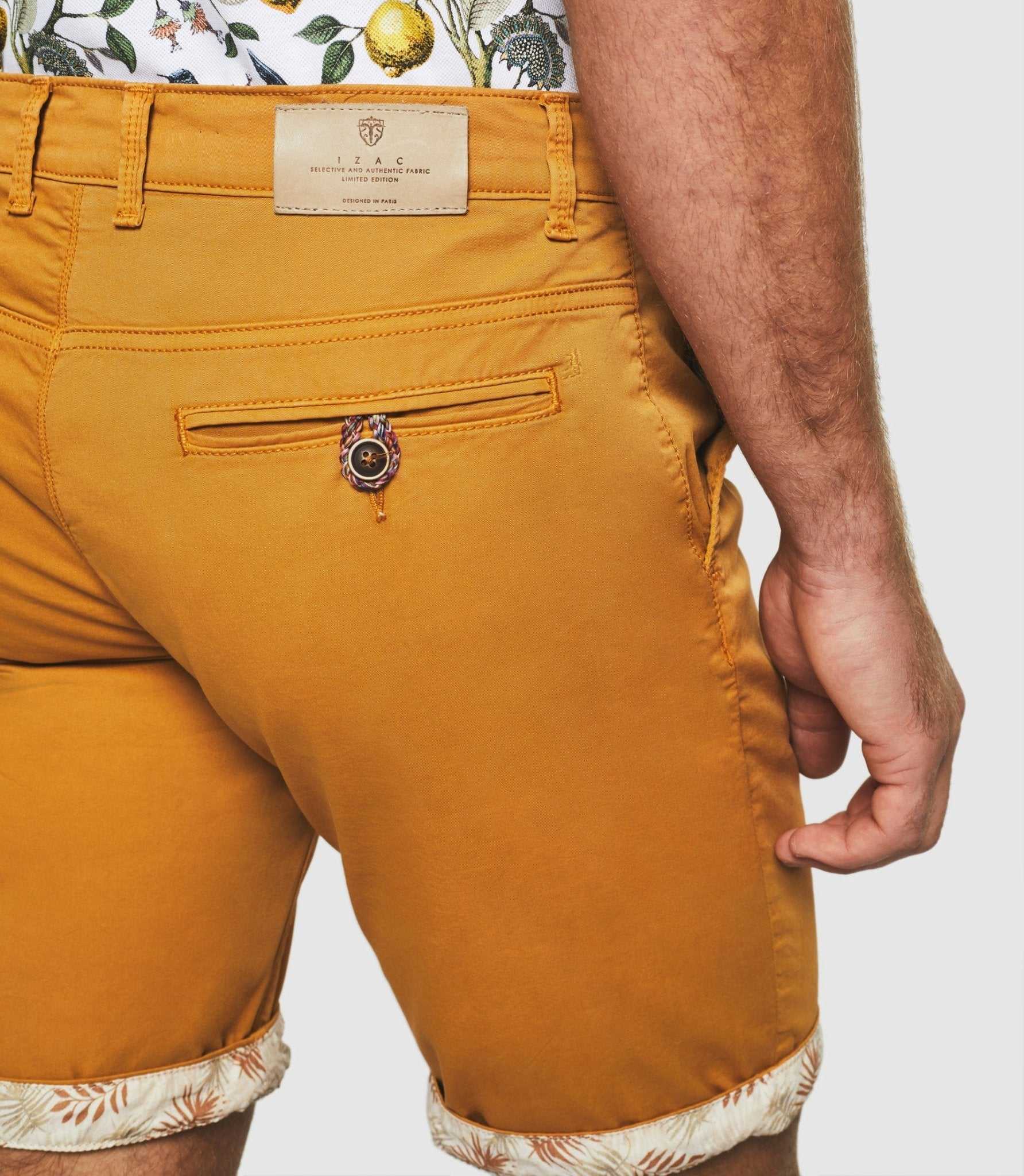 Bermuda fantaisie camel "Slowly" - IZAC