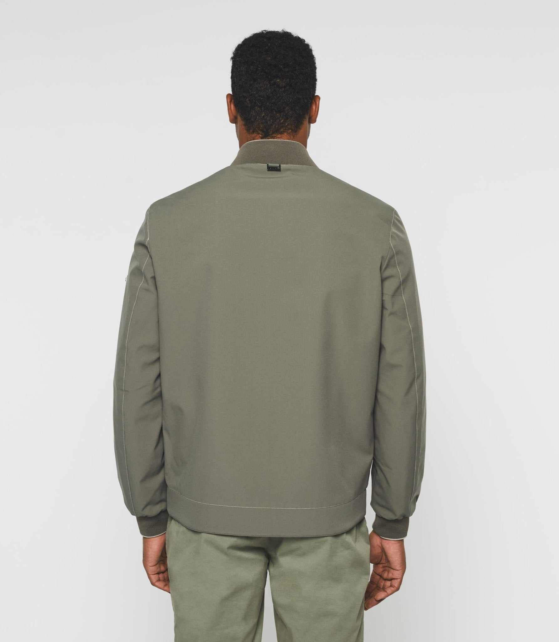 Blouson teddy léger kaki "Ron" - IZAC