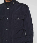 Rudi" navy parka with pockets