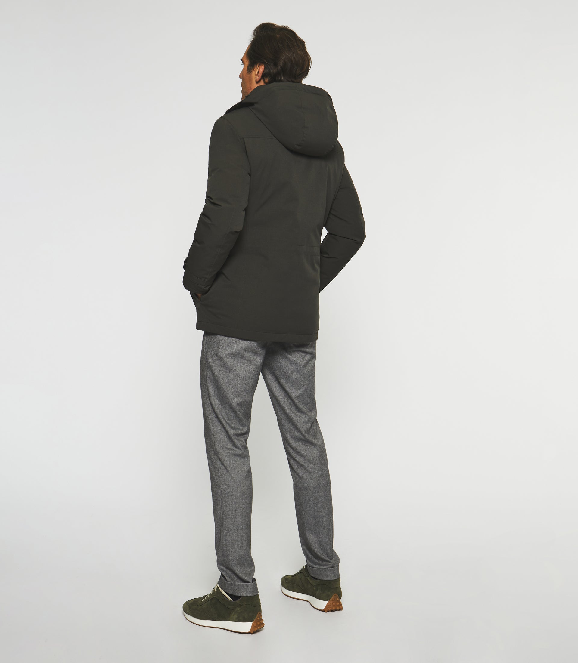 Parka à capuche amovible kaki MIRAN - IZAC