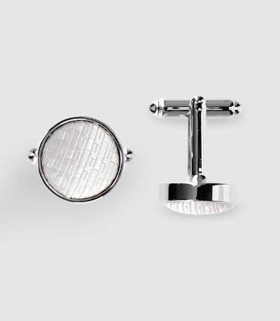 Boutons de manchette gris clair UGO - IZAC