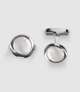 Boutons de manchette métal gris HENRICO - IZAC