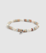 Bracelet en perles beige "Zaiko" - IZAC