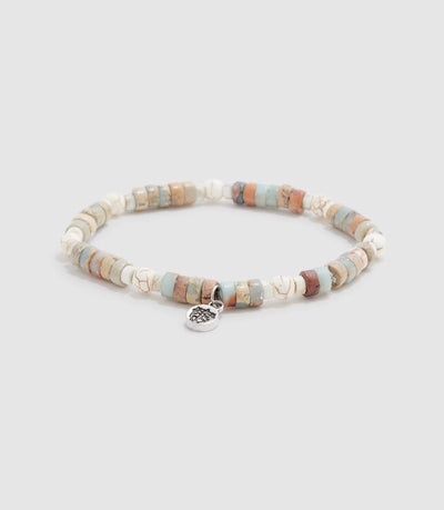 Bracelet en perles beige "Zaiko" - IZAC