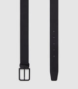 Ceinture 35mm noir mat et noir "Nocturne"