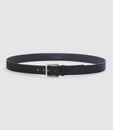 Ceinture en cuir 40mm noire "Nora" - IZAC