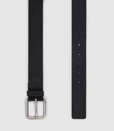 Ceinture en cuir 40mm noire "Nora" - IZAC