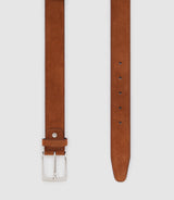 35mm adjustable belt in camel leather NANDO