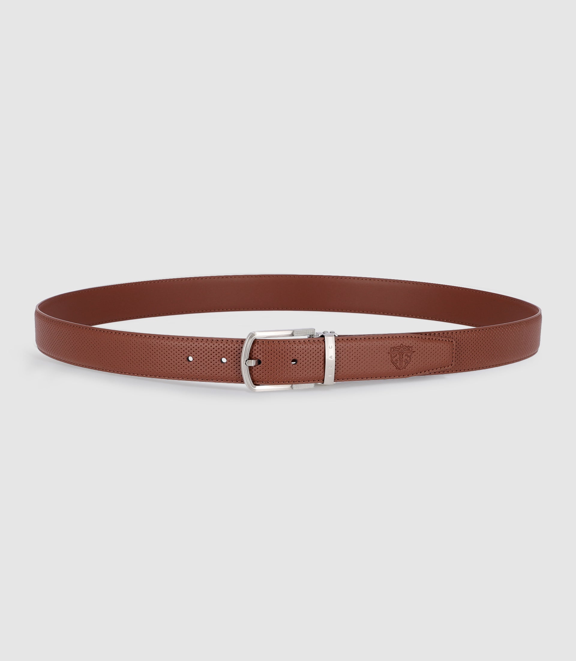 Ceinture 35mm en cuir marron NOA - IZAC