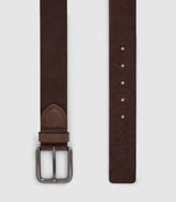 Ceinture ajustable en cuir marron "Xora" - IZAC