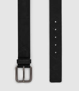 Ceinture en cuir noir 40mm "Xora" - IZAC