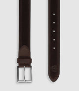 Ceinture 35mm en cuir marron CYANG - IZAC