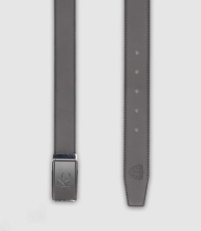 Ceinture réversible 35mm ajustable noire mate et noire CLUME - IZAC