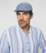 Casquette gavroche bleu ciel "Oleg" - IZAC