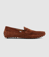 Mocassin en daim camel "Geoffray" - IZAC