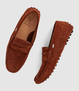 Mocassin en daim camel "Geoffray" - IZAC