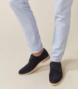 Derby suede marine "Giuseppe" - IZAC