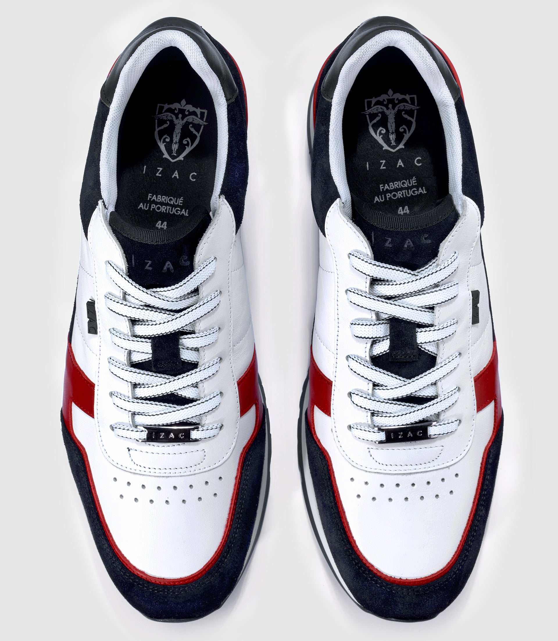 Sneakers marine, rouge et blanche "Elisa" - IZAC