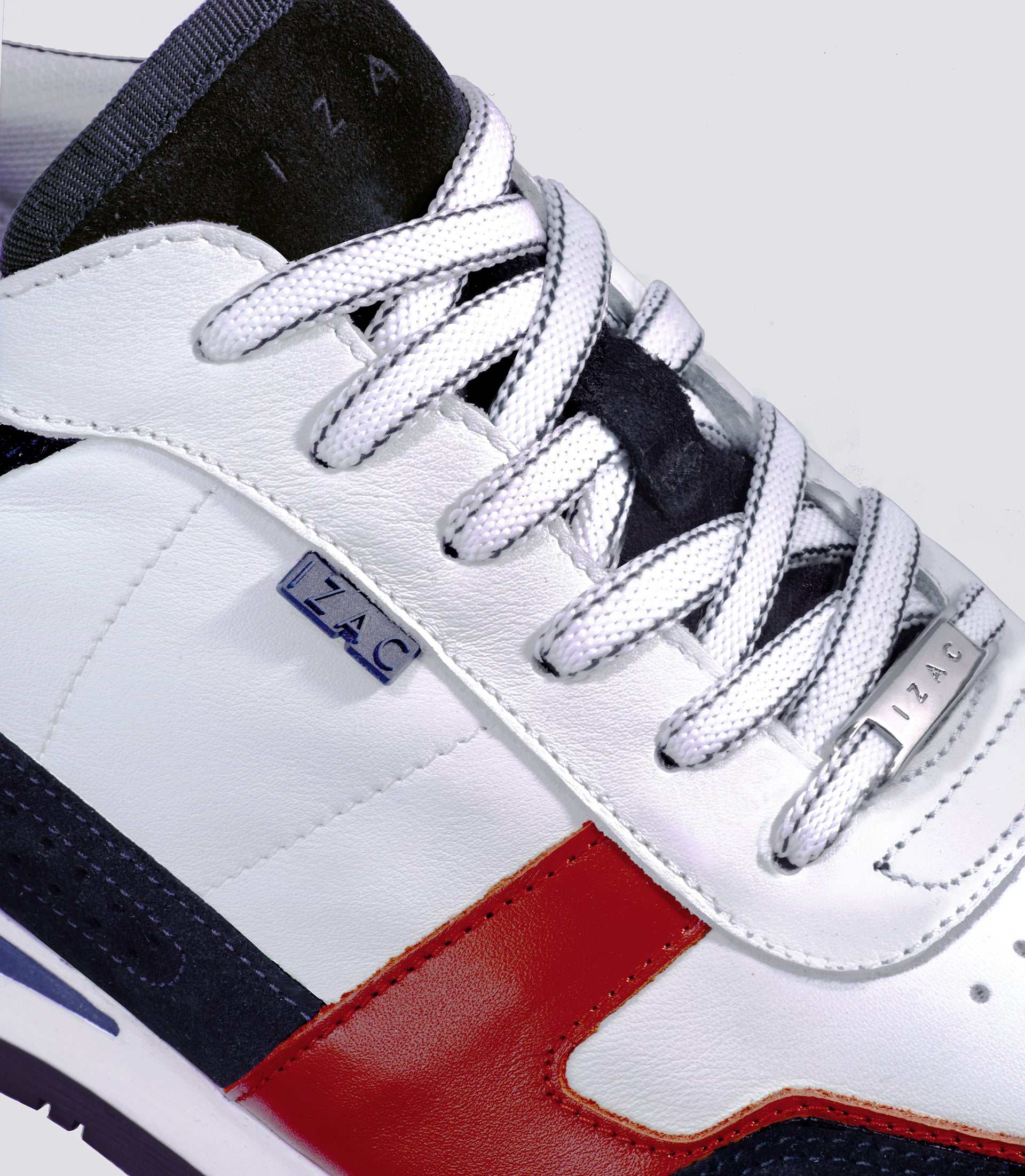 Sneakers marine, rouge et blanche "Elisa" - IZAC