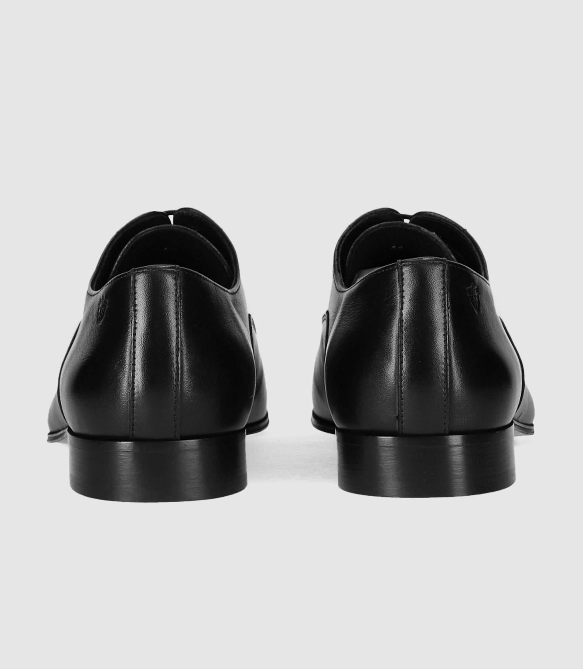 Richelieu à bout droit noir EMANUEL - IZAC