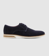 EMERICO navy suede derby