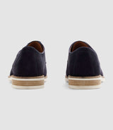 EMERICO navy suede derby