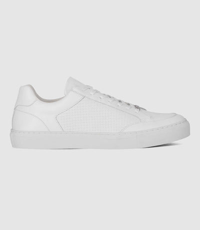 Sneakers en cuir blanches ERIC - IZAC