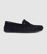 Mocassin en velours marine - IZAC