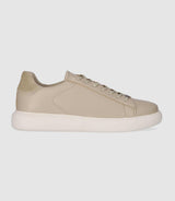 Sneakers en cuir taupe ETIENNE IZAC