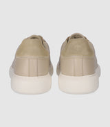 Sneakers en cuir taupe ETIENNE IZAC