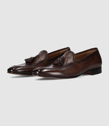 Mocassin en cuir marron EVAN - IZAC