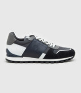 Sneakers en cuir anthracite "Perceval" - IZAC