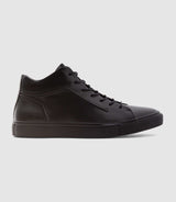 Cassius" black leather sneakers