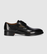 Black leather Derby ODILLE