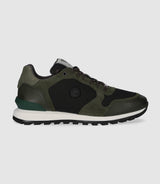 Khaki leather sneakers OLAF