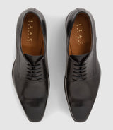 Black leather derby ORENZO