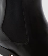 Bottines en cuir noir OTIS - IZAC