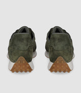 Khaki leather sneakers OTTO