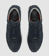 Navy leather sneakers OTTO