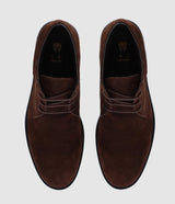 Bottines suede à lacets marron ODESSA - IZAC