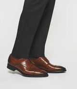 Derby couture in light brown leather OCTAVIO