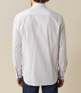 Chemise casual blanc motif ancres "Saphira" - IZAC