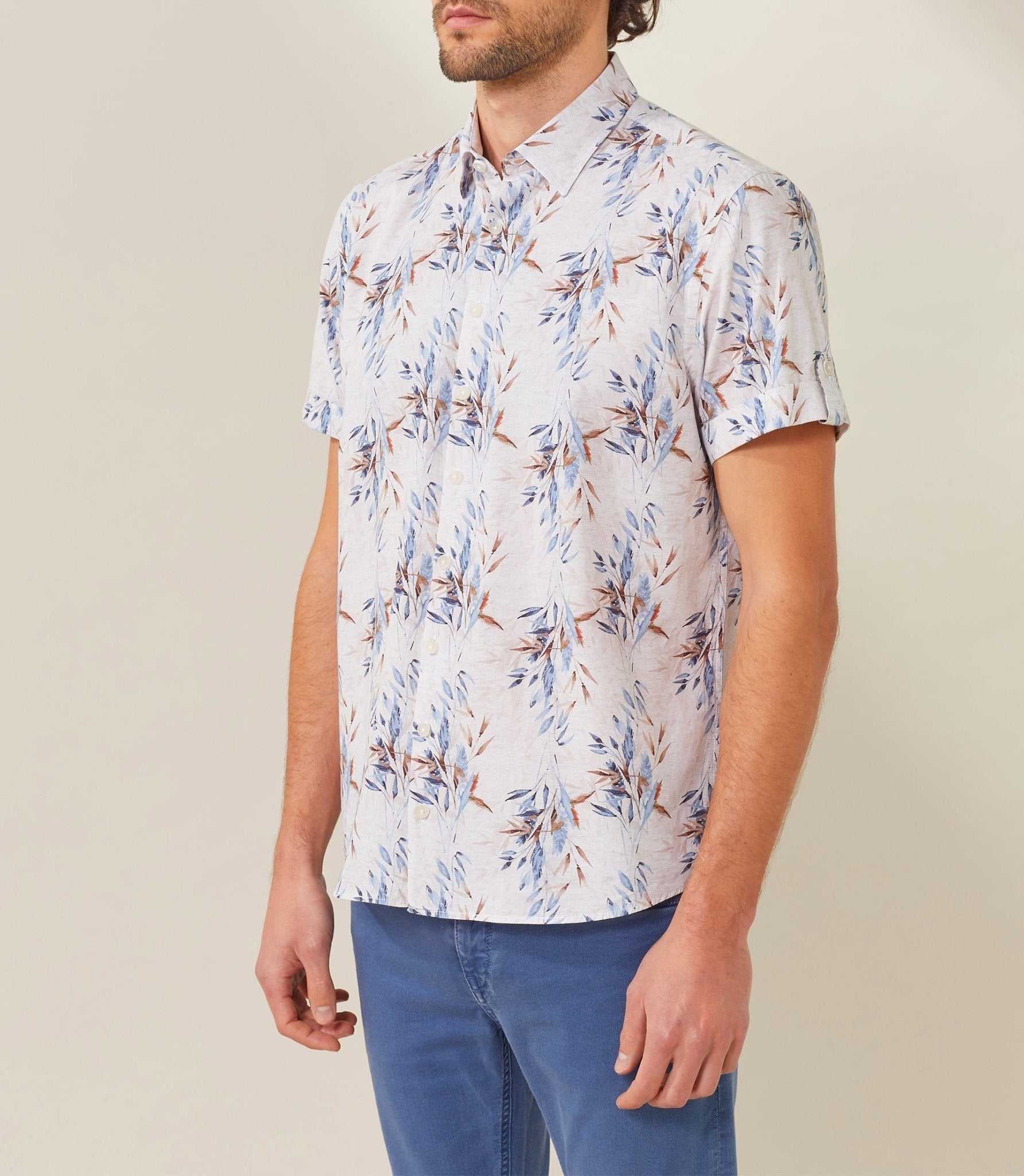 Chemise casual bleu ciel "Tako" - IZAC