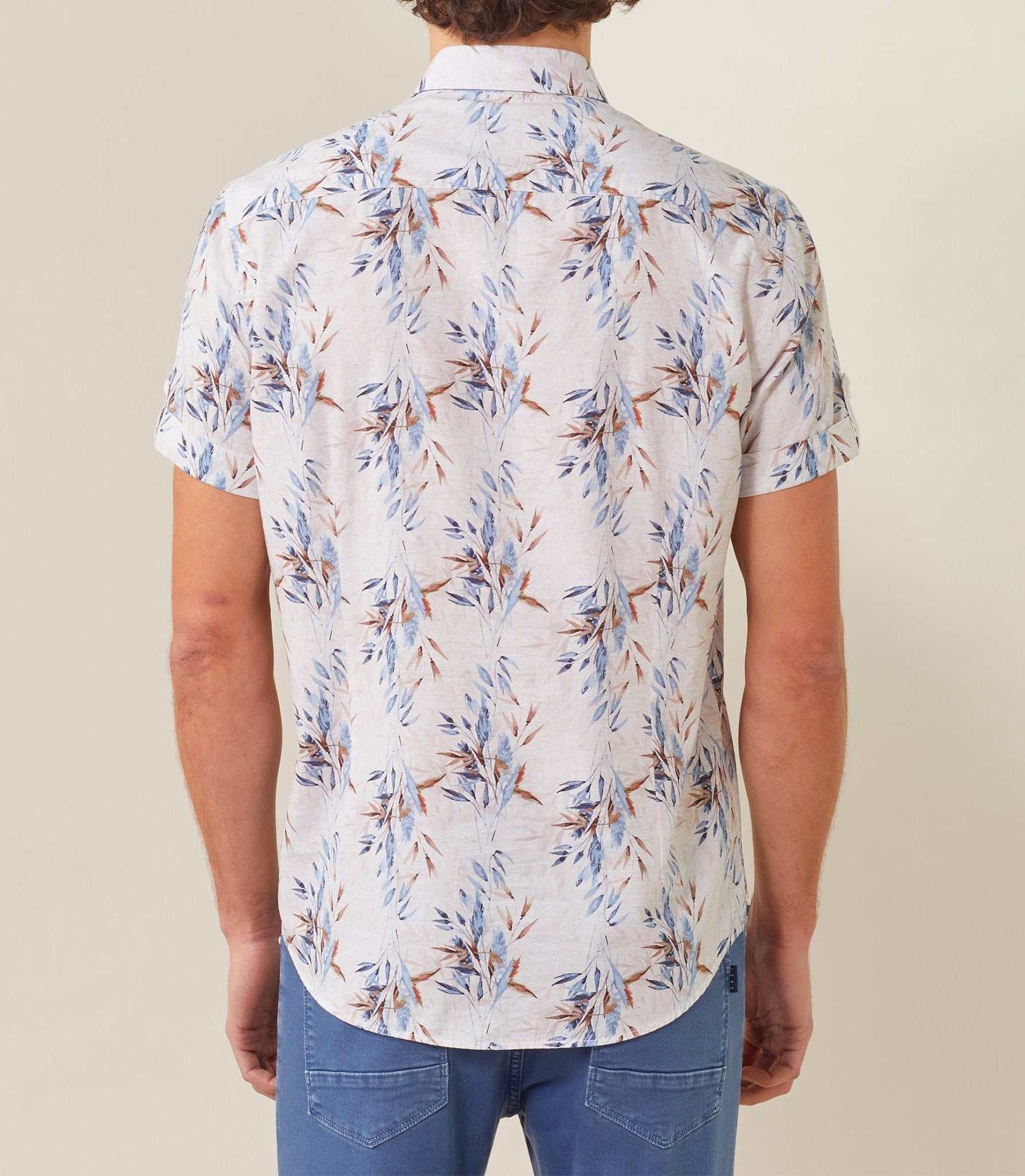 Chemise casual bleu ciel "Tako" - IZAC