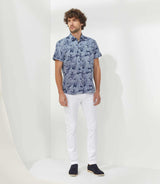 Chemise casual marine "Talasout" - IZAC