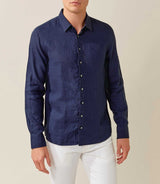 Chemise casual marine "Tango" - IZAC