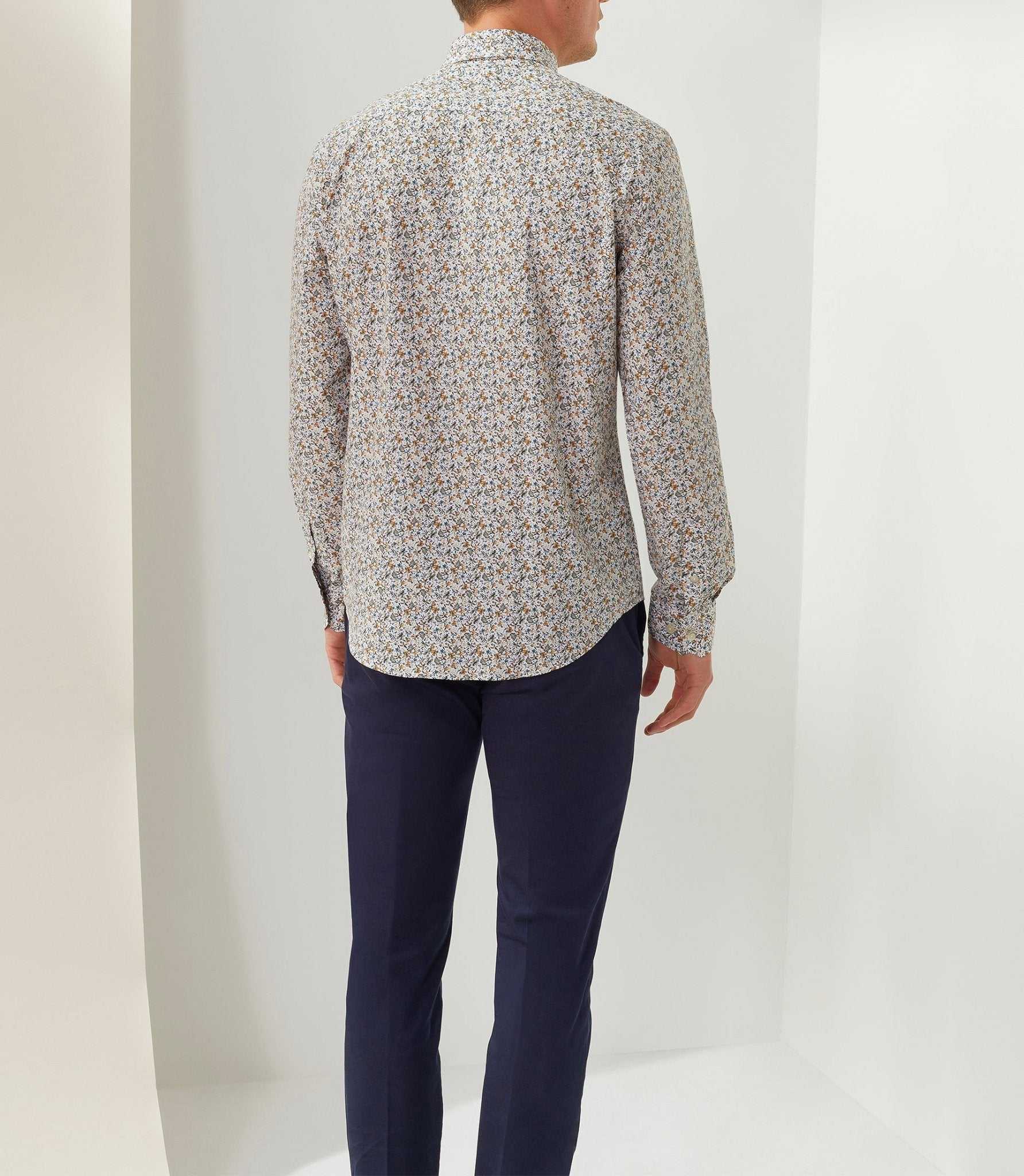 Chemise casual kaki "Tigrane" - IZAC